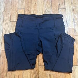 Black capri Leggings #740